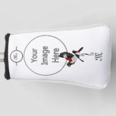 バラ焼きグロッサク（鳥）ショウジョウコウカンチョウバード ゴルフヘッドカバー (正面)