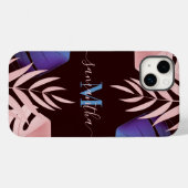 バラ熱帯葉 Case-Mate iPhoneケース (裏面 (横))