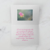 バラ独身のカード サンキューカード (内部)