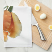 バラ独身の切断 キッチンタオル (四つ折り)