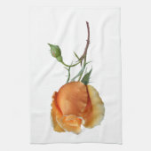 バラ独身の切断 キッチンタオル (縦)
