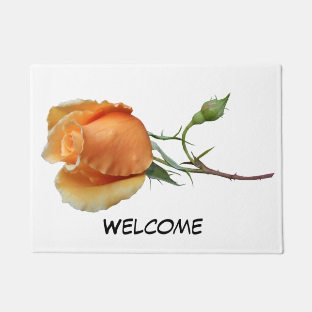 バラ独身の切断 ドアマット (正面)