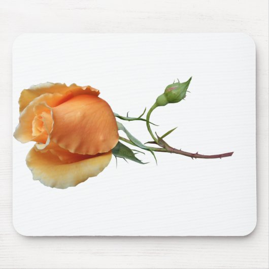 バラ独身の切断 マウスパッド (正面)