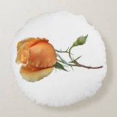 バラ独身の切断 ラウンドクッション (裏面)