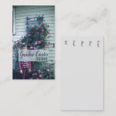 バラ生花アンティーク 名刺 (正面/裏面)