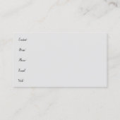 バラ生花アンティーク 名刺 (裏面)