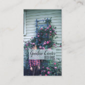 バラ生花アンティーク 名刺 (正面)