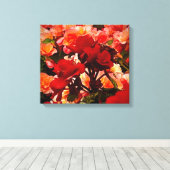 バラ界 キャンバスプリント (インサイチュ (ウッドフロア))