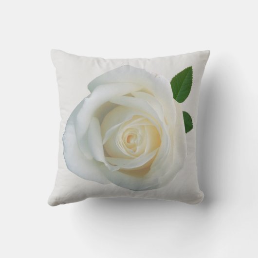 バラ白 クッション (裏面)