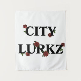 バラ白 タペストリー