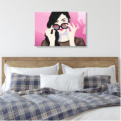 バラ眼鏡 キャンバスプリント (インサイチュ (寝室))