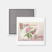 バラ石けん動揺して- マグネット (正面/裏面)