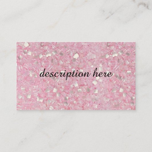 バラ石英名刺 名刺 (裏面)