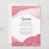 バラ石英層結婚断層 招待状 (正面)