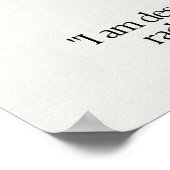 バラ石英結晶意味カード ポスター (角)