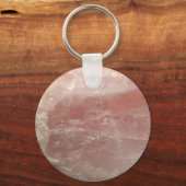 バラ石英 キーホルダー (正面)