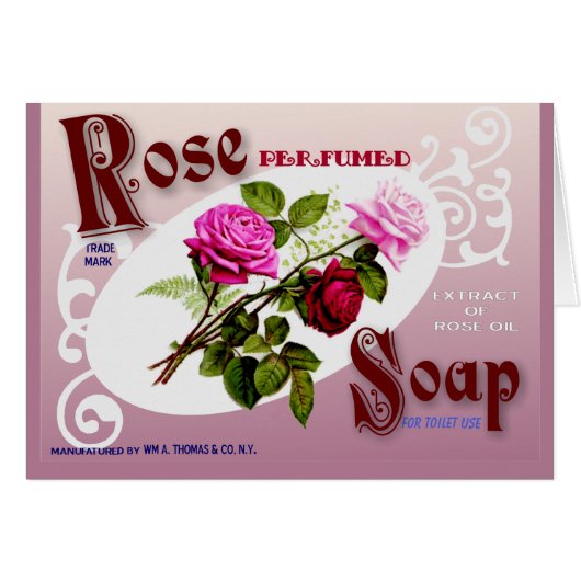 バラ石鹸 (正面横)