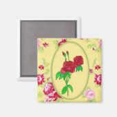 バラ磁石 マグネット (正面/裏面)