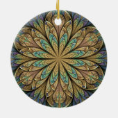 バラ窓のオーナメント セラミックオーナメント (裏面)