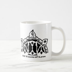 バラ窓のコーヒー・マグ コーヒーマグカップ
