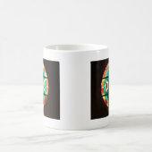 バラ窓のコーヒー・マグ コーヒーマグカップ (中央)