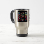 バラ窓のタンブラー トラベルマグ (正面左)