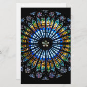 バラ窓ストラスブール大聖堂 便箋 (正面/裏面)