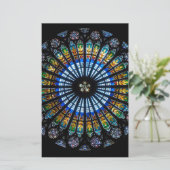 バラ窓ストラスブール大聖堂 便箋 (スタンド正面)