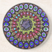 バラ窓 コースター (正面)