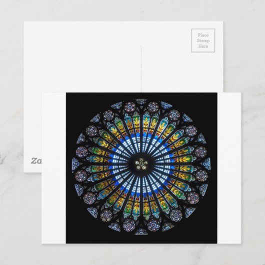 バラ窓 ポストカード (正面/裏面)