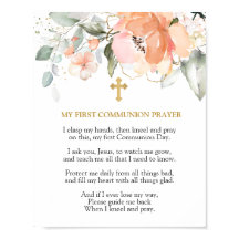 バラ第一聖餐式祈りの言葉ポスター