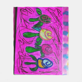 バラ箱 フリースブランケット