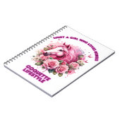 「バラ精霊」コケット ノートブック (左側)