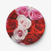 バラ紙プレート ペーパープレート (正面)
