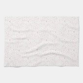 バラ紙吹雪水彩ドットキッチンタオル キッチンタオル (横)