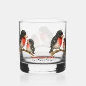 バラ素晴らしブレストグロスビーク ウイスキーグラス (正面)