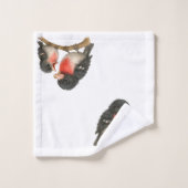 バラ素晴らしブレストグロスビーク バスタオルセット (ウォッシュタオル)