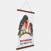 バラ素晴らしブレストグロスビーク 吊り下げ型タペストリー (傾斜あり)