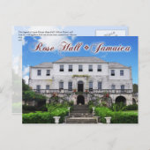 バラ素晴らしホールハウス,ジャマイカ,セントジェームス ポストカード (正面/裏面)