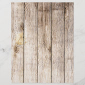 バラ素朴ウッドスクラップブック作りクラフト紙 (裏面)