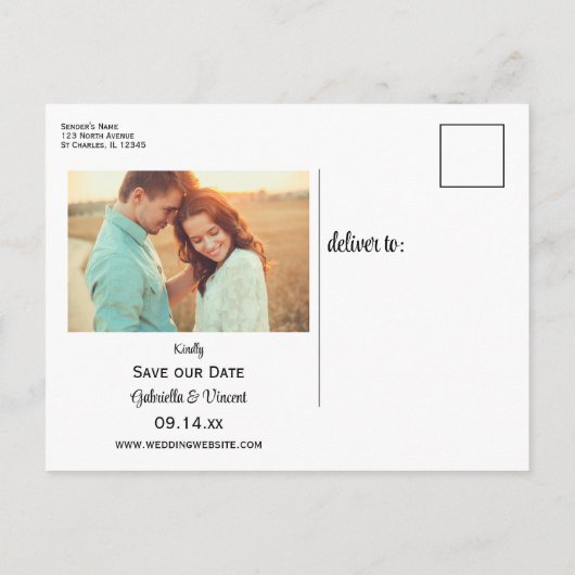 バラ素朴カウボーイブーツ水色日付を保存 案内ポストカード (裏面)