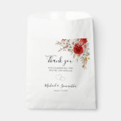 バラ素朴カントリーウェディング フェイバーバッグ (正面)