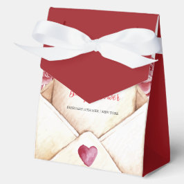 バラ素朴フラワースウィートレターベビーシャワー フェイバーボックス