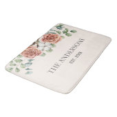 バラ素朴ユーカリフローラ植物学 バスマット (アングル)