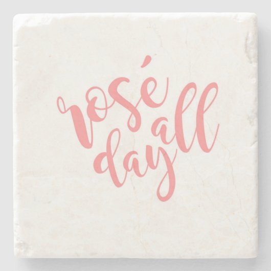 バラ終日ワインコースター ストーンコースター (正面)