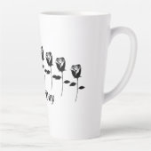 バラ終日 カフェラテマグ (右)