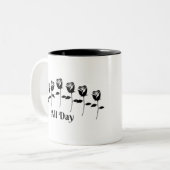 バラ終日 ツートーンマグカップ (正面左)