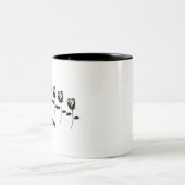 バラ終日 ツートーンマグカップ (中央)