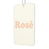 "バラ終日"バラライトピンク白い車 カーエアーフレッシュナー (左)