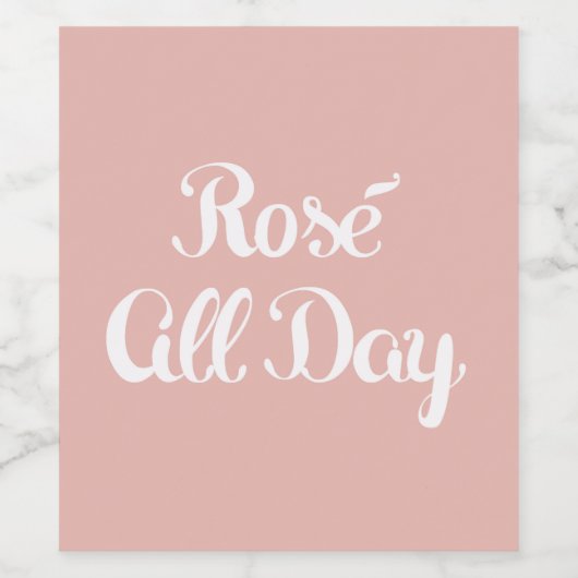 バラ終日 ワインラベル (シングルラベル)